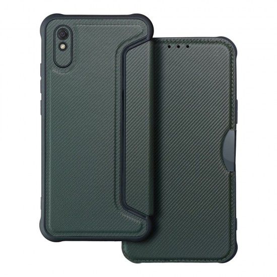 Xiaomi Redmi 9A, 9AT Forcell Razor Book Dark Green Кейс