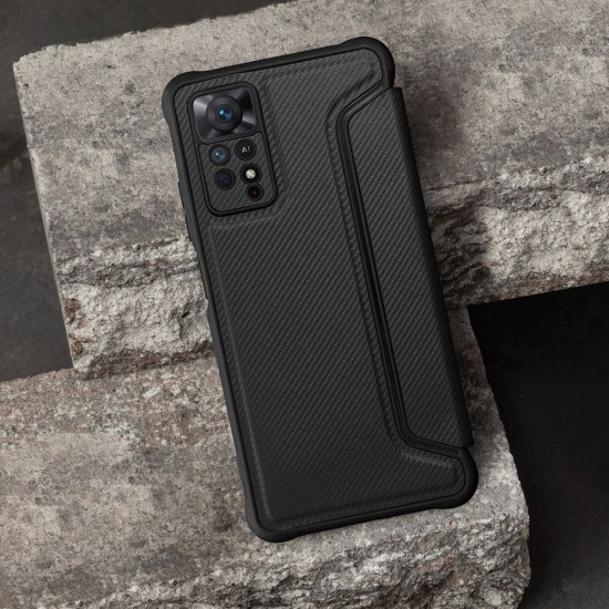 Xiaomi Redmi 9C, 9C NFC Forcell Razor Book Black Кейс