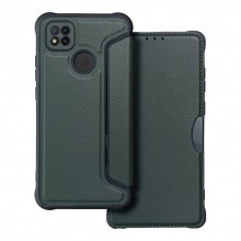 Xiaomi Redmi 9C, 9C NFC Forcell Razor Book Dark Green Кейс