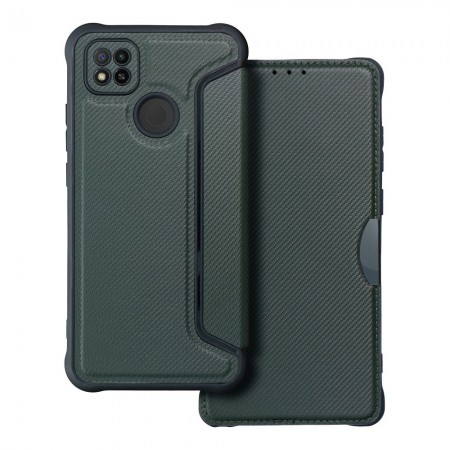 Xiaomi Redmi 9C, 9C NFC Forcell Razor Book Dark Green Кейс