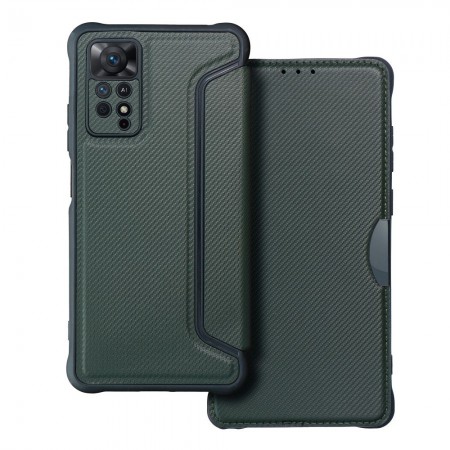 Xiaomi Redmi Note 11 Pro Forcell Razor Book Dark Green Кейс