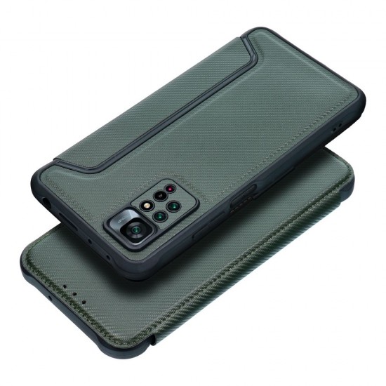 Xiaomi Redmi Note 11 Pro Forcell Razor Book Dark Green Кейс