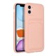 Apple iPhone 11 Forcell Card Pink Кейс