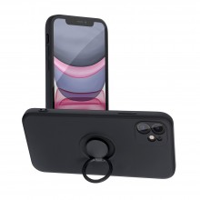 Apple iPhone 11 Forcell Silicone Ring Black Кейс Apple iPhone 11 Forcell Silicone Ring Black Кейс