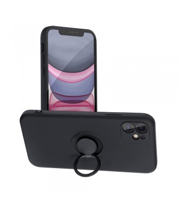 Apple iPhone 11 Forcell Silicone Ring Black Кейс