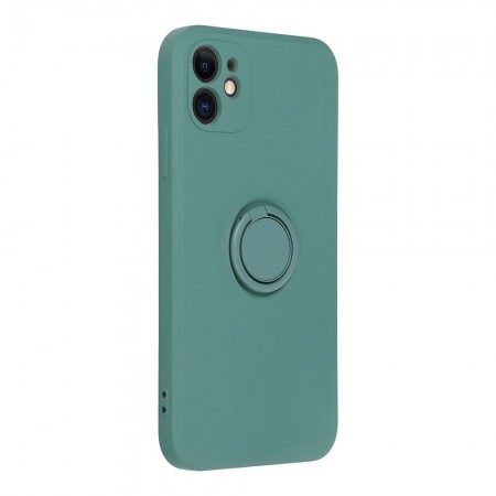 Apple iPhone 11 Forcell Silicone Ring Green Кейс