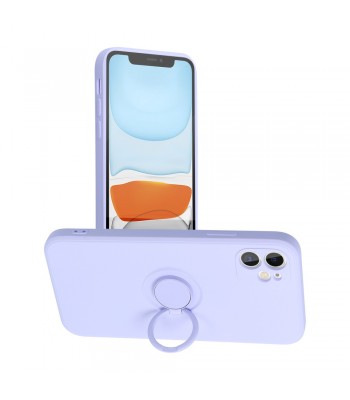 Apple iPhone 11 Forcell Silicone Ring Violet Кейс