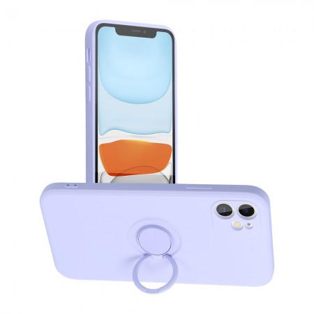 Apple iPhone 11 Forcell Silicone Ring Violet Кейс