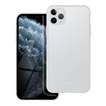 Apple iPhone 11 Pro Max Roar Matte Glass Silver Кейс