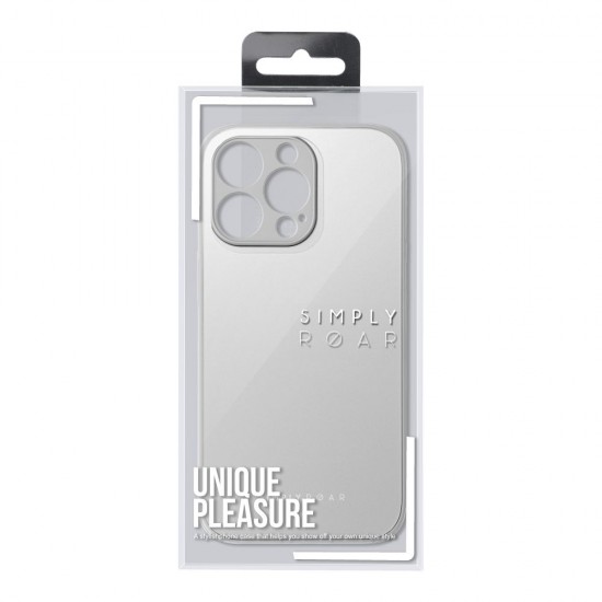 Apple iPhone 11 Pro Max Roar Matte Glass Silver Кейс