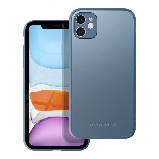 Apple iPhone 11 Roar Matte Glass Blue Кейс