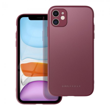 Apple iPhone 11 Roar Matte Glass Bordo Кейс