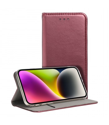 Apple iPhone 11 Smart Magneto Book Bordo Кейс