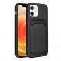 Apple iPhone 12, 12 Pro Forcell Card Black Кейс