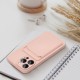 Apple iPhone 12, 12 Pro Forcell Card Pink Кейс