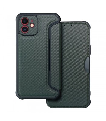 Apple iPhone 12 Forcell Razor Book Dark Green Кейс