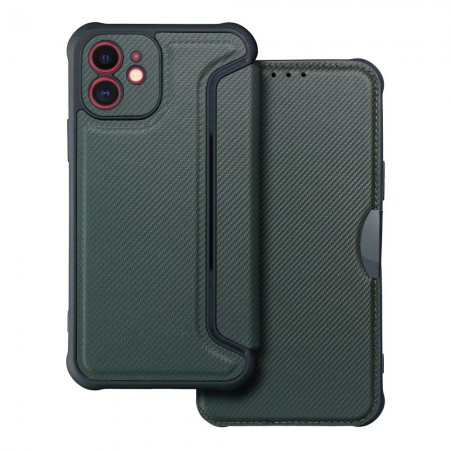 Apple iPhone 12 Forcell Razor Book Dark Green Кейс