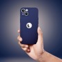 Apple iPhone 12 Mini Forcell Soft Dark Blue Кейс Apple iPhone 12 Mini Forcell Soft Dark Blue Кейс