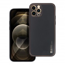 Apple iPhone 12 Pro Forcell Leather Black Кейс Apple iPhone 12 Pro Forcell Leather Black Кейс
