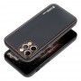 Apple iPhone 12 Pro Forcell Leather Black Кейс Apple iPhone 12 Pro Forcell Leather Black Кейс