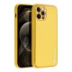 Apple iPhone 12 Pro Forcell Leather Yellow Кейс