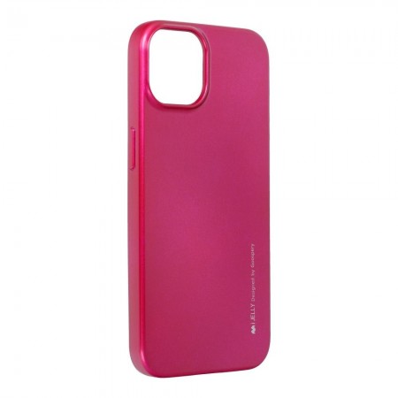 Apple iPhone 13 Mercury I-Jelly Metal Hot Pink Кейс