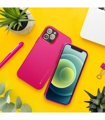 Apple iPhone 13 Mercury I-Jelly Metal Hot Pink Кейс