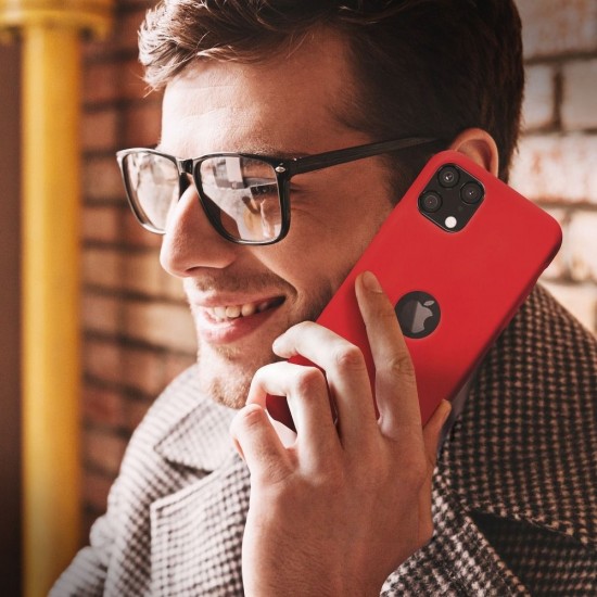 Apple iPhone 7, 8 Forcell Silicone Red Кейс