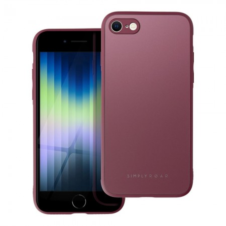 Apple iPhone 7, 8, SE Roar Matte Glass Bordo Кейс