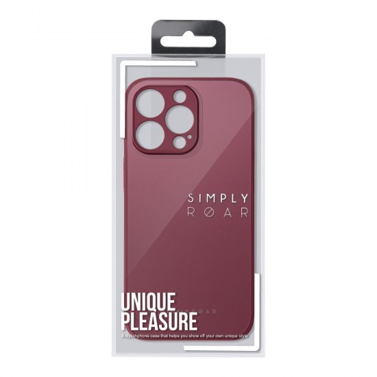 Apple iPhone 7, 8, SE Roar Matte Glass Bordo Кейс