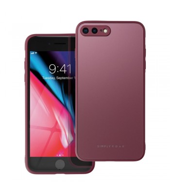 Apple iPhone 7 Plus, 8 Plus Roar Matte Glass Bordo Кейс