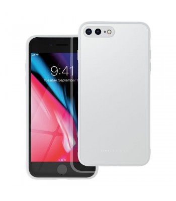 Apple iPhone 7 Plus, 8 Plus Roar Matte Glass Silver Кейс