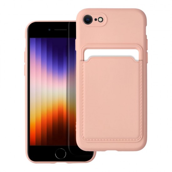 Apple iPhone 7, 8, SE 2020 Forcell Card Pink Кейс