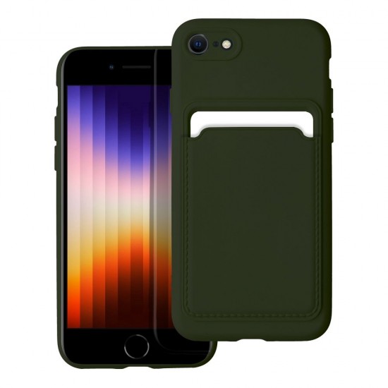 Apple iPhone 7, 8, SE2022 Forcell Card Green Кейс