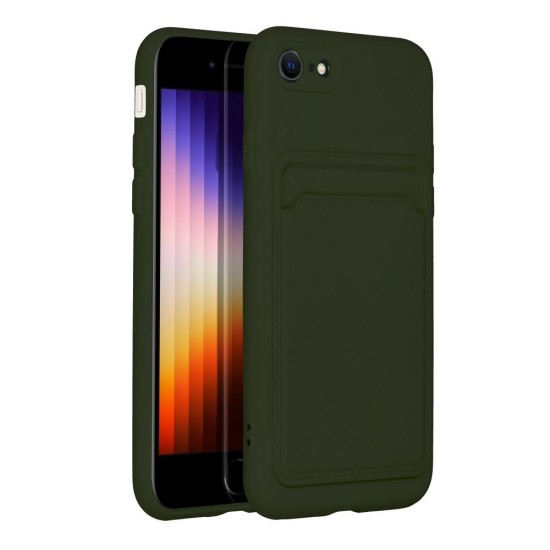 Apple iPhone 7, 8, SE2022 Forcell Card Green Кейс