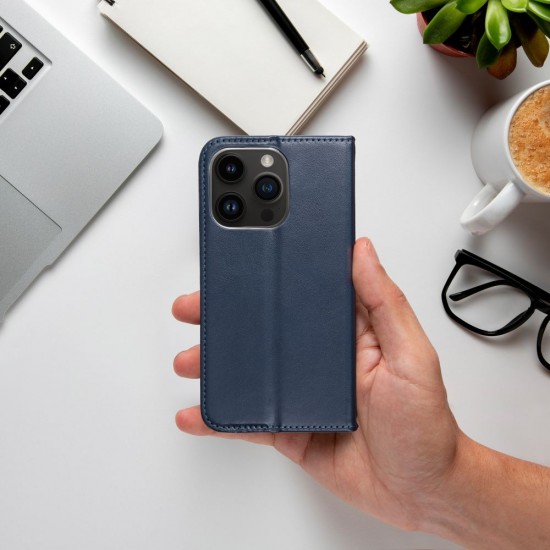 Apple iPhone 7, 8, SE Smart Magneto Book Blue Кейс