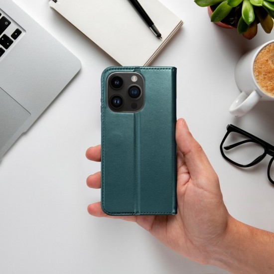 Apple iPhone 7, 8, SE Smart Magneto Book Green Кейс