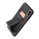 Apple iPhone XR Forcell Leather Kickstand Black Кейс