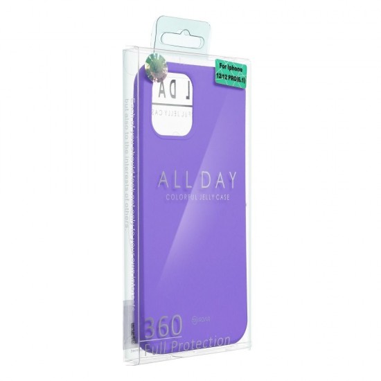 Apple iPhone X, XS Roar All Day Colorful Jelly Purple Кейс