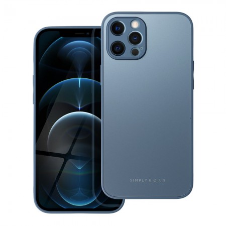 Apple iPhone 12 Roar Matte Glass Blue Кейс