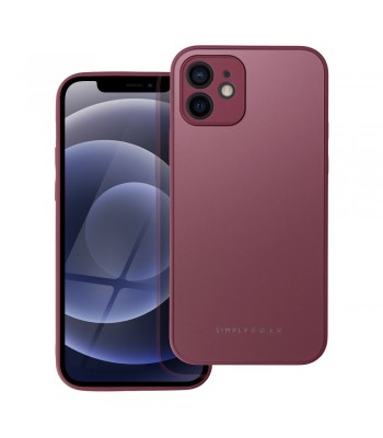 Apple iPhone 12 Roar Matte Glass Bordo Кейс