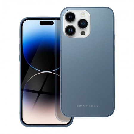 Apple iPhone 14 Pro Max Roar Matte Glass Blue Кейс