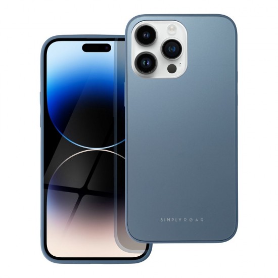 Apple iPhone 14 Pro Max Roar Matte Glass Blue Кейс