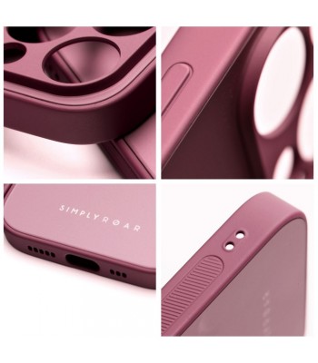 Apple iPhone 14 Pro Max Roar Matte Glass Bordo Кейс