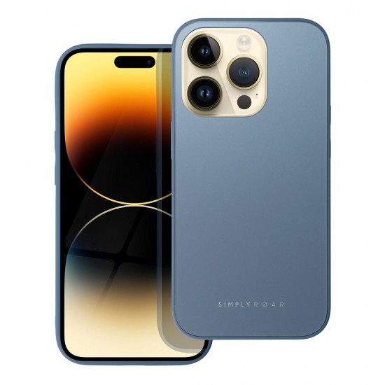 Apple iPhone 14 Pro Roar Matte Glass Blue Кейс