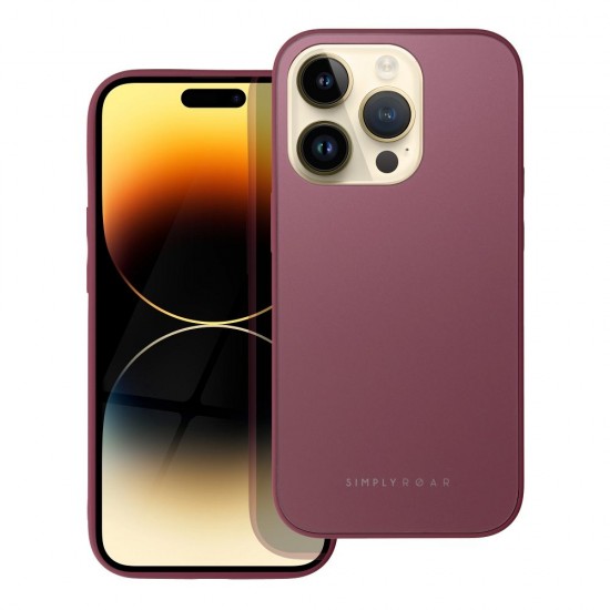 Apple iPhone 14 Pro Roar Matte Glass Bordo Кейс