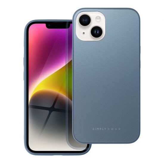 Apple iPhone 14 Roar Matte Glass Blue Кейс
