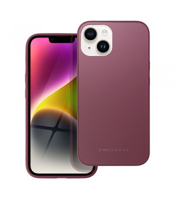 Apple iPhone 14 Roar Matte Glass Bordo Кейс