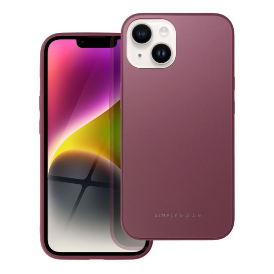 Apple iPhone 14 Roar Matte Glass Bordo Кейс