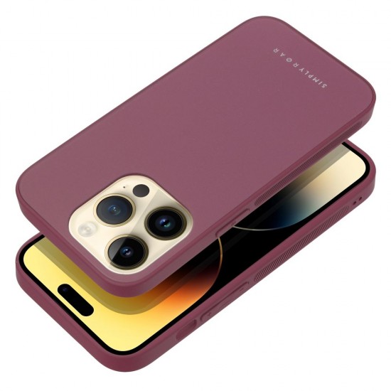 Apple iPhone 14 Roar Matte Glass Bordo Кейс